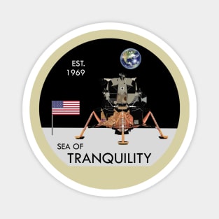 Apollo 11 Moon Landing Sea of Tranquility Magnet